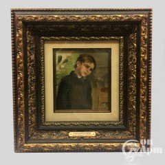 Картина "Этюд. Мальчик, наклонивший голову"